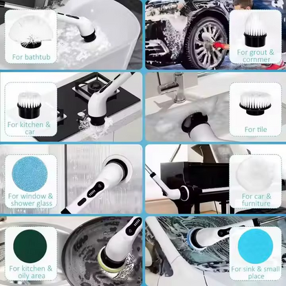 Electric Cleaning Brush - Cordless & Effortless Cleaning