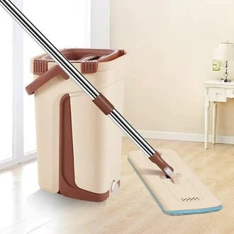 Dual-Chamber Mop - Hands-Free Cleaning
