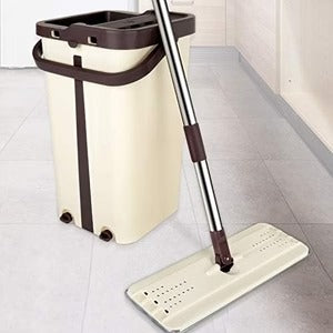 Dual-Chamber Mop - Hands-Free Cleaning