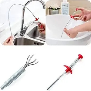 Flexible Drain Clog Remover Tool From Sinks & Drains