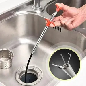 Flexible Drain Clog Remover Tool From Sinks & Drains