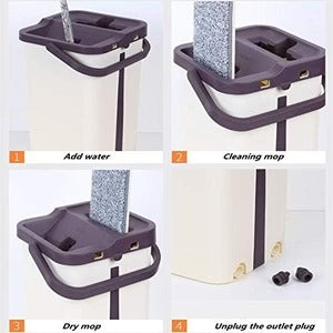 Dual-Chamber Mop - Hands-Free Cleaning